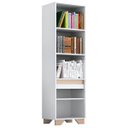 Ver imagem 3 de Kit Rack 2 portas + Estante 1 porta Benevello 2041 Branco/ - Quiditá