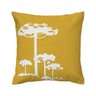 Capa de almofada VivaIN - Coleção Ícones do Brasil - mostarda Pinheiro Branco - 2