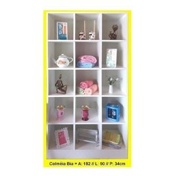 Expositor Colméia Cabideiro Nichos = 3 Peças = Loja Roupas - 5