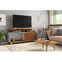 Ver imagem 3 de Rack para Tv Topázio Ripado Naturalle/off White – Bechara