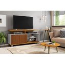 Ver imagem 2 de Rack para Tv Topázio Ripado Naturalle/off White – Bechara