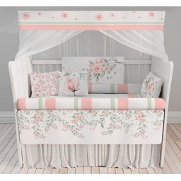 Kit Berço Enxoval de Bebê Floral - 4