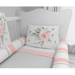 Kit Berço Enxoval de Bebê Floral - 3