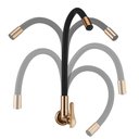 Ver imagem 5 de Torneira Lorenzetti Lorenflex Com Bica Flexível De Parede 1178 RG27 Rose Gold