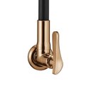 Ver imagem 4 de Torneira Lorenzetti Lorenflex Com Bica Flexível De Parede 1178 RG27 Rose Gold