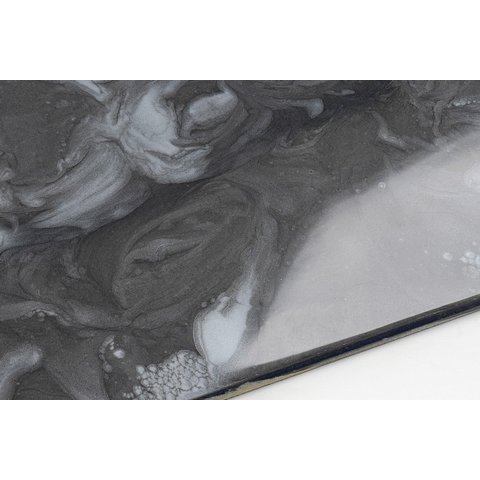 Kit Mármore Líquido Cinza Cetim / Branco Perola Ag Resinas Ag Kit Bancada Ag