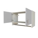 Ver imagem 5 de Armário Suspenso para Lavandeira com Suporte para Cabides