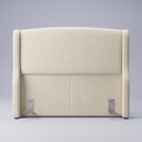 Ver mais imagens de Cabeceira para Cama Box Casal Padrão Shae 140cm Estofada com Frame Linho Cru - Desk Design