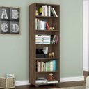 Ver imagem 7 de Conjunto Home Office 2 Peças Escrivaninha com Estante Móveis Leão Espresso