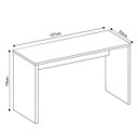 Ver imagem 6 de Conjunto Home Office 2 Peças Escrivaninha com Estante Móveis Leão Espresso