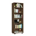 Ver imagem 2 de Conjunto Home Office 2 Peças Escrivaninha com Estante Móveis Leão Espresso