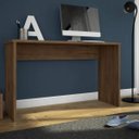 Ver imagem 4 de Conjunto Home Office 2 Peças Escrivaninha com Estante Móveis Leão Espresso