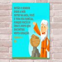 Ver imagem 1 de Placa Decorativa Versículos Bíblicos 34-30X45Cm