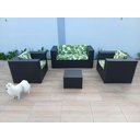 Ver imagem 2 de Jogo Cadeiras Fibra Sintética 1 Sofá 2 Poltronas 1 Centro para Ambiente Intérno e Externo Jardim