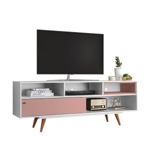 Rack Retro Lyon Branco Ac/Rose Ac