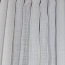 Ver imagem 2 de Cortina Voil Cambraia de Linho Sintético com Forro 4,00x2,60 Branco Doural