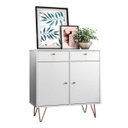Ver imagem 1 de Aparador Retro Metal Onix Branco Ac