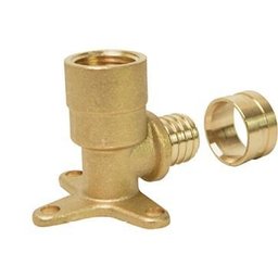 Cotovelo Base Fixa Longo 3 Abas 25x3/4" Pex, Emmeti - 1