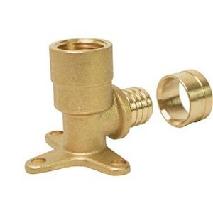 Cotovelo Base Fixa Longo 3 Abas 25x3/4" Pex, Emmeti