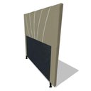 Ver imagem 2 de Cabeceira Cama Box Solteiro Dallas 90Cm Corano Bege - Abmaza