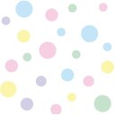Ver imagem 2 de Papel De Parede Adesivo Poa Colorido Bolinhas Infantil