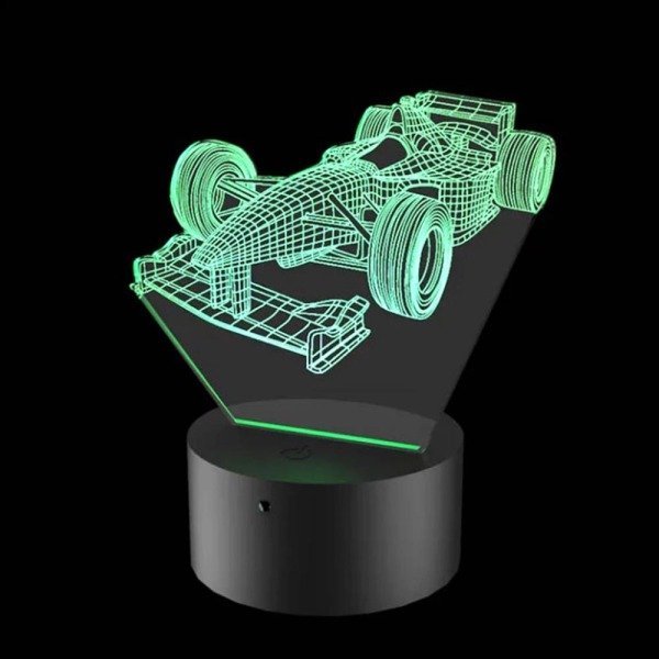 Luminária de Led - Carro Fórmula 1 - 1