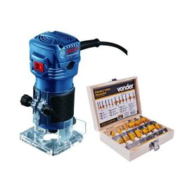 Tupia Manual Bosch 220V Gkf 550 550W E Acessórios - 1