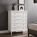 Ver imagem 1 de Cômoda com 5 Gavetas 137,5x100cm Amsterdã Branco