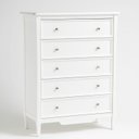 Ver imagem 2 de Cômoda com 5 Gavetas 137,5x100cm Amsterdã Branco