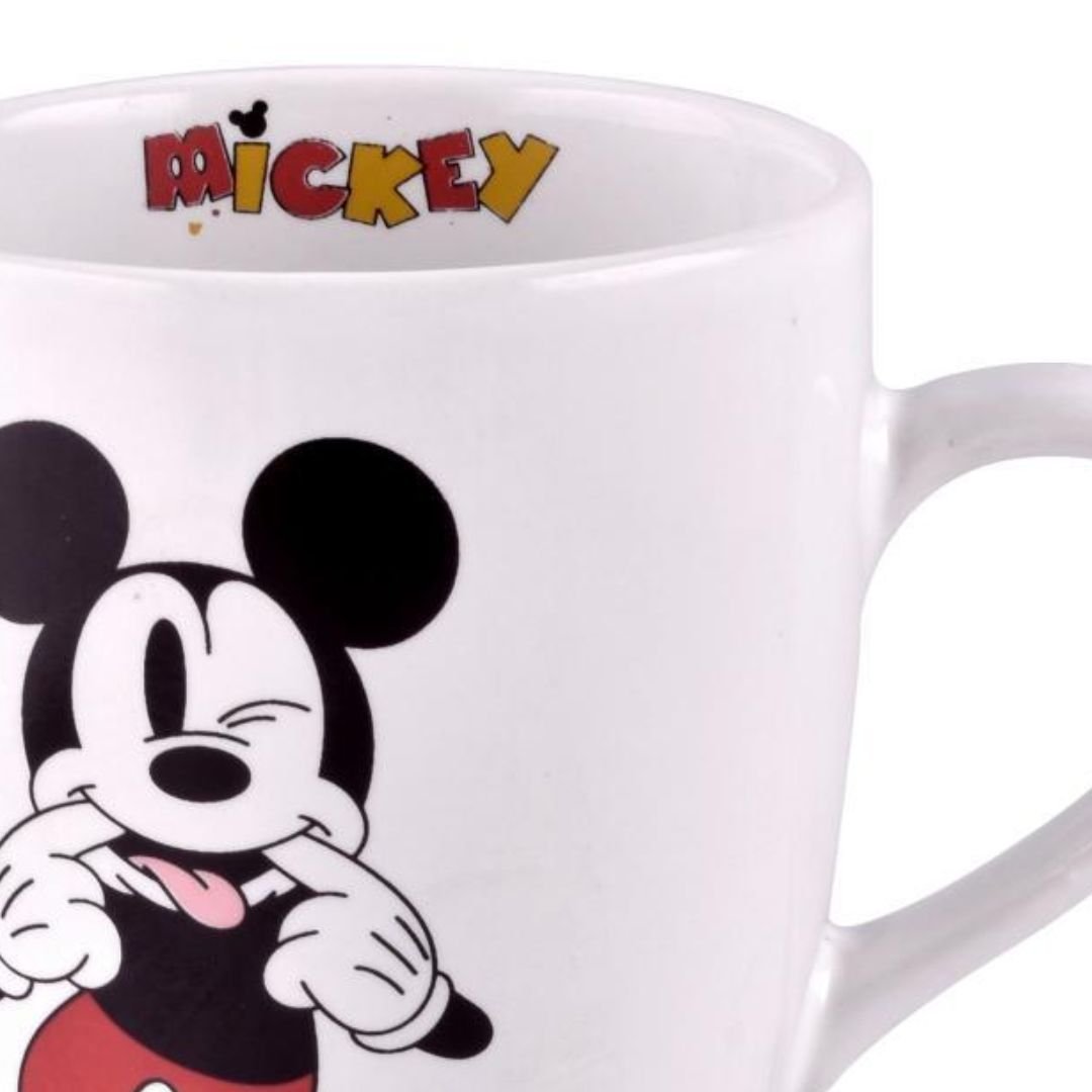 Jogo 2 Canecas Cerâmica Mickey e Minnie Disney 330ml - Tuut - 6