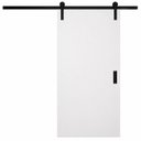Ver imagem 2 de Porta Correr Lisa Prime Trilho Aparente Concha 92x210 Direito Branco Rodam