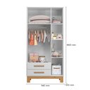 Ver imagem 4 de G. Roupa 3pts/2gav Q Encanto Slim Branco Acet. 4340 - Qmovi