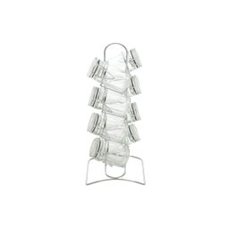 Porta Condimento Tempero Vidro 65ml Suporte Metal Jogo 9 Pçs Lyor 7086 - 3