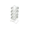 Porta Condimento Tempero Vidro 65ml Suporte Metal Jogo 9 Pçs Lyor 7086 - 2