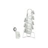 Porta Condimento Tempero Vidro 65ml Suporte Metal Jogo 9 Pçs Lyor 7086 - 1