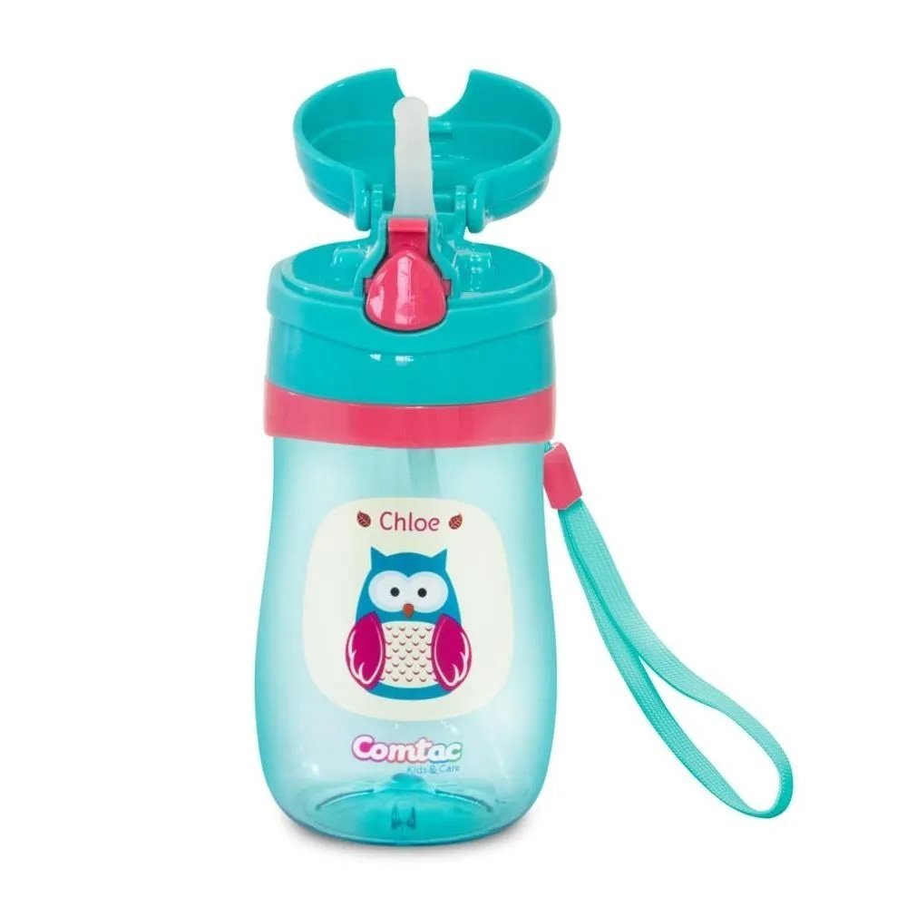 Garrafinha Tritan 350ml +12m Coruja Comtac - 2