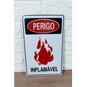 Ver imagem 3 de Placa de Sinalização Perigo Inflamavel 20 X 30 Cm