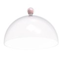Ver imagem 3 de Porta Bolo 25cm Bubble com Cúpula e Pé Himalaia Rosa Crippa Boleira Tortas Doces