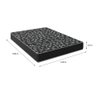 Colchão Viúva Aloa 128 Espuma D20 - Tampo Preto 12cm - 2