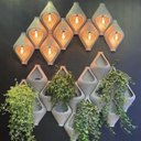 Ver mais imagens de Vaso Gota de Parede 35 (5l) Cor Chumbo Japi