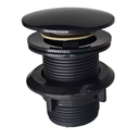 Ver imagem 1 de Válvula Ralo Click Abs Inteligente Inox P/cuba Preto 1.1/4
