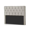 Ver imagem 1 de Painel de Cama Box Estofada King Califórnia Suede Bege - Probel