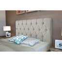 Ver imagem 3 de Painel de Cama Box Estofada King Califórnia Suede Bege - Probel