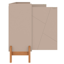 Ver imagem 5 de Buffet Balcão Sala de Jantar Aparador Bancada Sala Estar Cantinho do Café Cozinha com 4 Portas Vidro