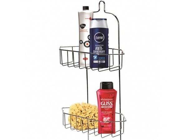 Suporte Porta Shampoo Prime Mix 2 Repartições e Saboneteira - 2