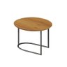 Mesa de Centro Pinifarina Redonda Lâmina Natural de Madeira Pollo Decor - 2