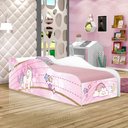 Ver imagem 1 de Mini Cama Fun Unicónio Rosa Infantil Com Colchão