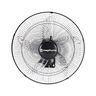 VENTILADOR DE PAREDE OSCILANTE NEPTUNO 50CM PRETO:127V - 1