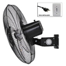 VENTILADOR DE PAREDE OSCILANTE NEPTUNO 50CM PRETO:127V - 3