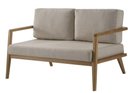 Ver imagem 1 de Sofá Dima 2 Lugares Assento Chic Pés Amendoa 140cm - 69701
